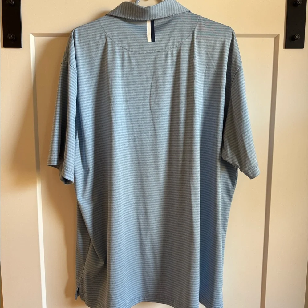 Rhoback Striped Polo - XXL - Blue - Picture 2 of 3